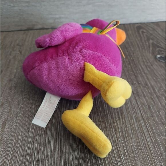 Vintage 1998 Lisa Frank Sweet Tweet Purple Duck Plush Stuffed Toy - Picture 5 of 9